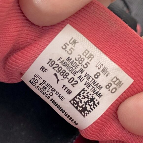 Puma Monolite Cat Black Pink Lace Up Golf Shoes 8 - Picture 6 of 11